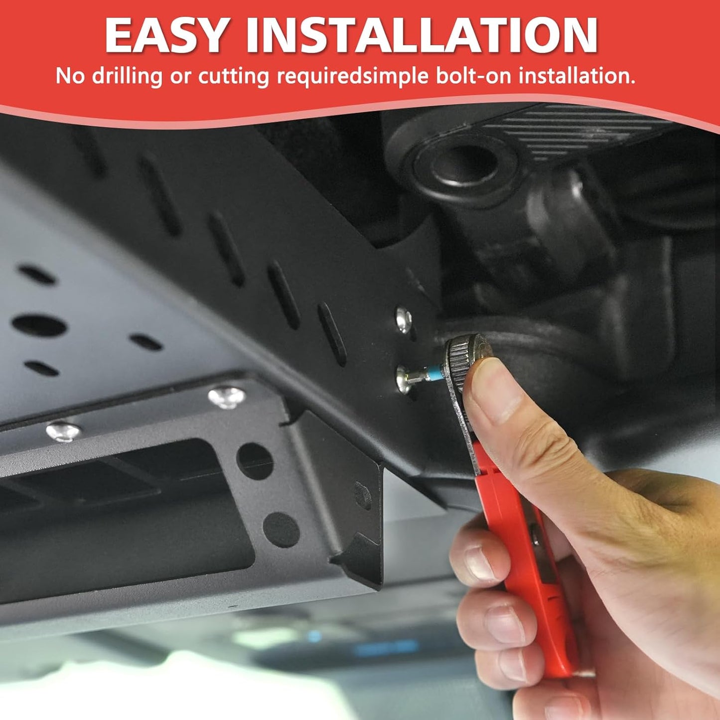 Overhead Storage MOLLE Panel Kit Top Cargo Management Rack Compatible with 2021-2025 Ford Bronco 4-Door