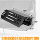 Maiker 120° Upgraded Foot Pegs for for 2007-2026 Jeep Wrangler JK JL Gladiator JT Door Off Foot Rest Pedals