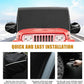 600D Waterproof Outdoor Cab Cover for 1987-1995 Jeep Wrangler YJ 1997-2006 Jeep Wrangler TJ Half Covers Reflective Windproof Sun Snow Rain Protection