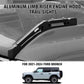 OMU Genesis Series Aluminum Limb Riser Engine Hood Trail Sights for 2021+ Ford Bronco, Expandable with Various Accessories