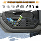 4PCS Front & Rear Metal Door Storage Box for 2018-2025 Jeep Wrangler JL JLU 4XE & 2020-2025 Gladiator JT, Insert Organizer Box Pockets for Replace Sagging Nets