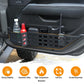 4PCS Front & Rear Metal Door Storage Box for 2018-2025 Jeep Wrangler JL JLU 4XE & 2020-2025 Gladiator JT, Insert Organizer Box Pockets for Replace Sagging Nets