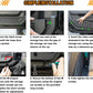 4PCS Front & Rear Metal Door Storage Box for 2018-2025 Jeep Wrangler JL JLU 4XE & 2020-2025 Gladiator JT, Insert Organizer Box Pockets for Replace Sagging Nets