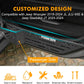 2 Pieces Metal Front Door Storage Box Side Insert Organizers Box for 2018-2024 Jeep Wrangler JL JLU 4XE & 2020-2024 Gladiator JT Replace Sagging Nets