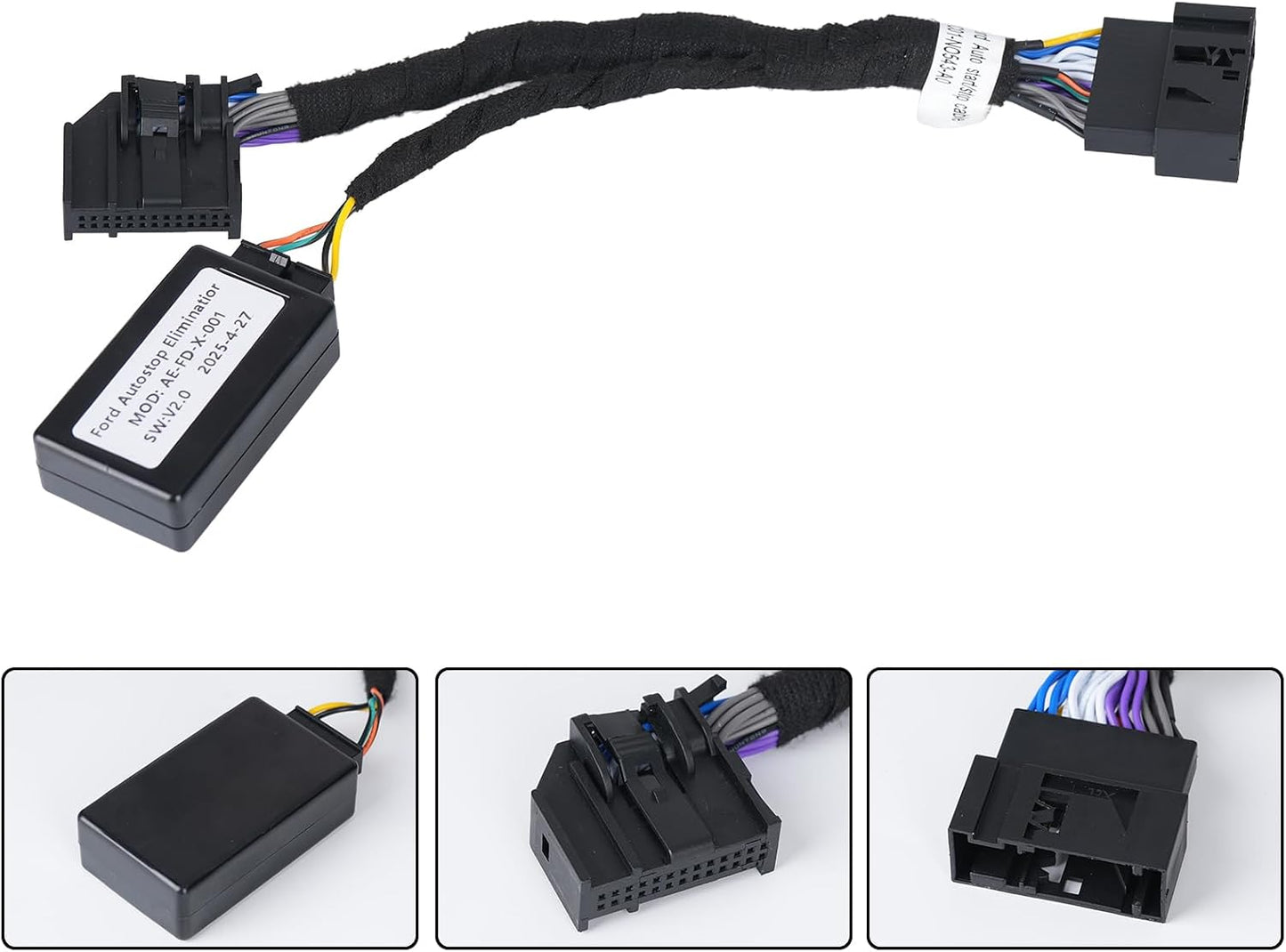 Maiker Auto Start Stop Eliminator for Ford Bronco/Bronco Sport/F150/Expedition/Ranger/Explorer/Maverick Automatic Stop Start Engine System Delete/Disable/Canceller Cancel Device Cable