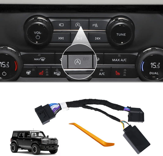 Maiker Auto Start Stop Eliminator for Ford Bronco/Bronco Sport/F150/Expedition/Ranger/Explorer/Maverick Automatic Stop Start Engine System Delete/Disable/Canceller Cancel Device Cable