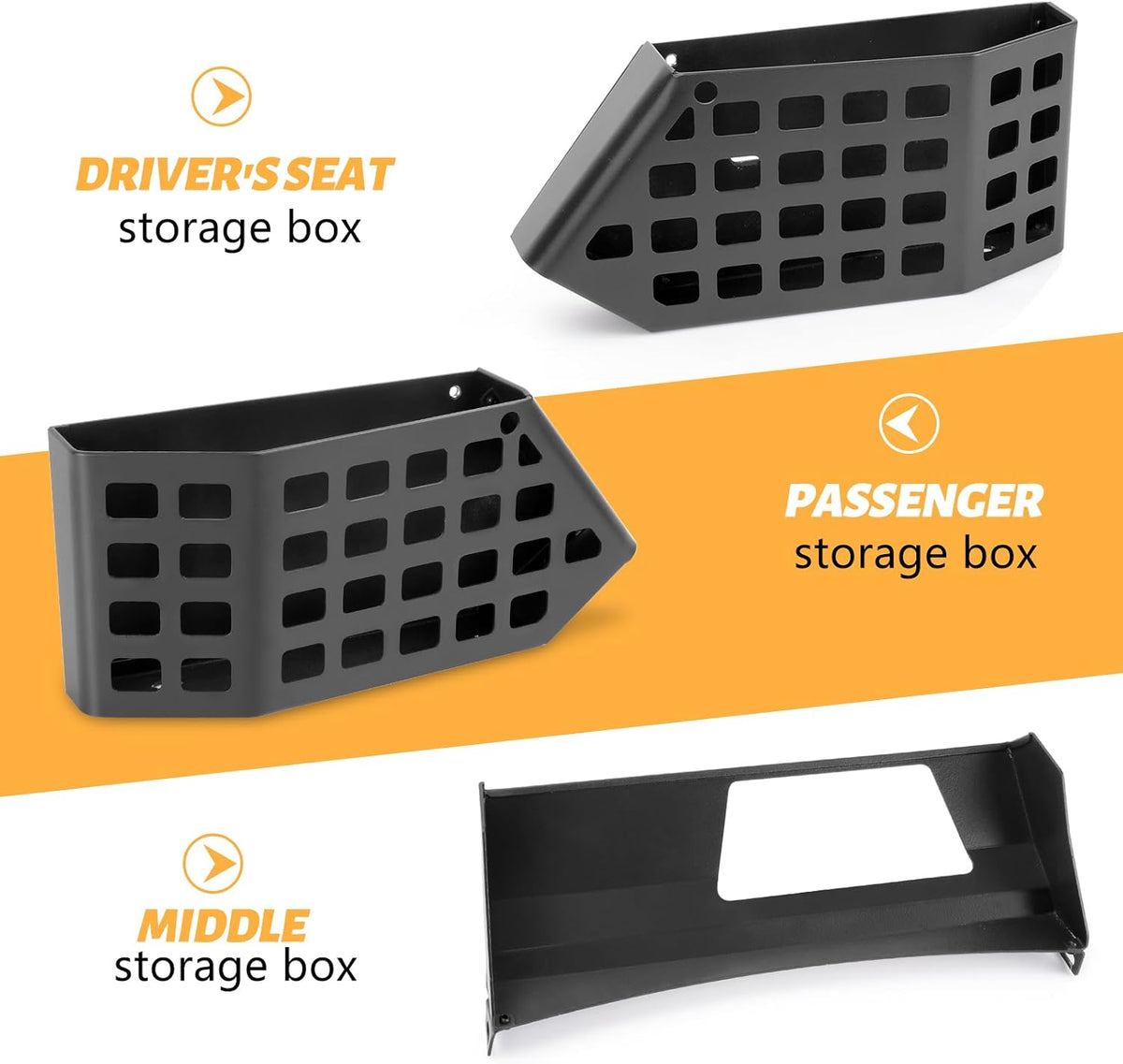 Tactical Center Console Gear Shift Storage Box Organizer for 2018-2025 Jeep Wrangler JL JLU Gladiator JT  (Only Fits Auto Transmission)