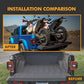 2PCS Retractable Ratchet Straps Compatible with 2020-2024 Jeep Gladiator JT Retracting Straps Auto Retract Securing Strap Tie Down System