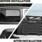 Rear Window Molle Storage Panel Flank Kit, Heavy Duty Protective Decoration Compatible with 2018-2024 Jeep wrangler JL 4-Door, Compatible with Passenger side
