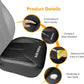 MAIKER Passenger / Driver Bottom Leather Seat Cover For 2007-2018 Jeep Wrangler JK