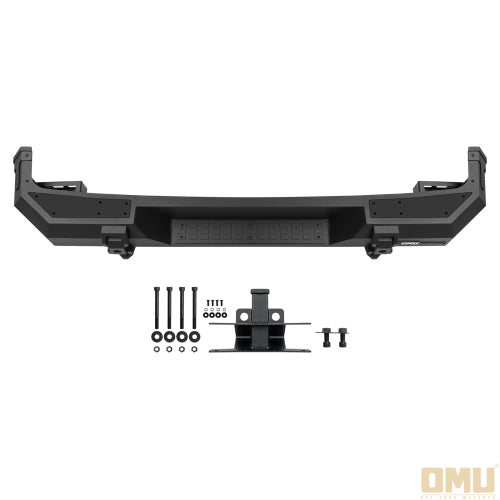 OMU Genesis Series Steel And Aluminum Rear Bumper For Jeep Wrangler JL 2018+