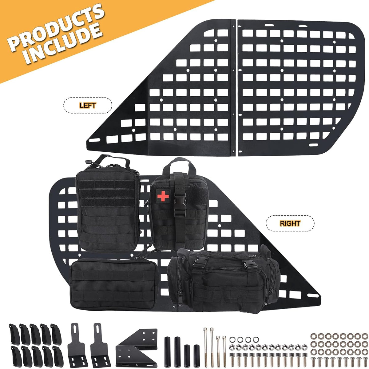 MAIKER Rear Window Molle Panel Modular Storage Panel System for Toyota 4Runner 2010-2023