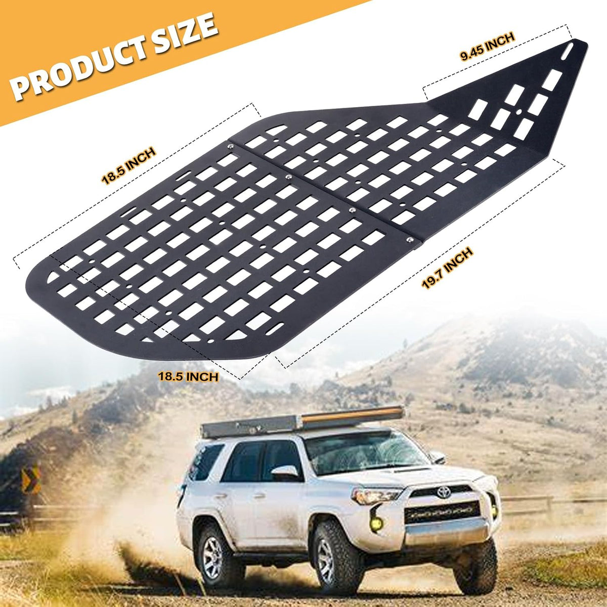 MAIKER Rear Window Molle Panel Modular Storage Panel System for Toyota 4Runner 2010-2023