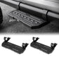 OMU 2Pcs Running Boards Side Steps for 2018+ Jeep Wrangler JL 2 Doors (Rubicon only) with OEM Rock Rails, Aluminum Non-Slip Step Pads for Factory Rock Sliders