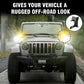 OMU Genesis Series A-Pillar Light Mounting System Compatible with 2017-2018 Jeep Wrangler JK Models, Auxiliary Light mounting Bracket