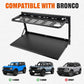 2-Tier Tailgate Table Molle Panel Foldable Cargo Shelf Storage Shelf for Ford Bronco For 2021-2025 2 & 4-Door Models(Not Fit Bronco Sport)