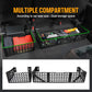 Maiker 2-in-1 Under Seat Storage Molle Panel For 2015-2026 Ford F150 SuperCrew Cab, Underseat Truck Rear Under Seat Storage Molle Panels Accessories