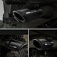 OMU Genesis Series Exhaust Tail Pipe Tip For Jeep Wrangler JK JL, Exterior Rear Tail Muffler Tip Pipe, Direct Fit Tailpipe Cover
