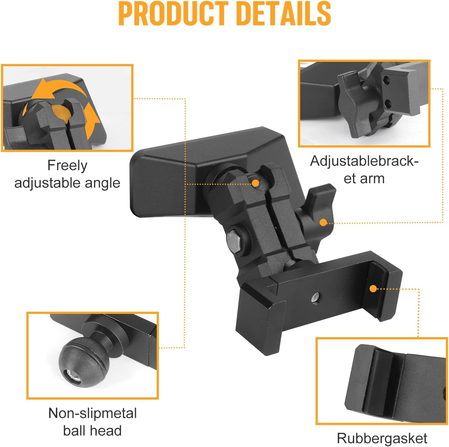 Dashboard Phone Holder Mount for 2023-2026 Chevy Silverado & Gmc Sierra 1500 Accessories