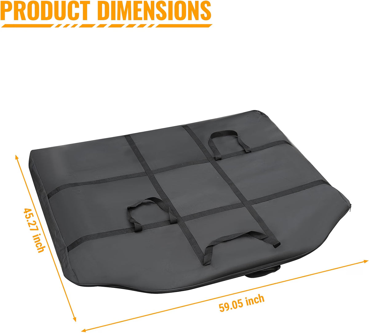 MAIKER Freedom Panel Hard Top Storage Bag with Handle Fit Rear Top Compatible with 2021-2026 Ford Bronco 4 Doors, Car Top Panel Protector Bag, 600D Oxford Fabric, Waterproof
