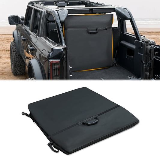 MAIKER Freedom Panel Hard Top Storage Bag with Handle Fit Front Top Compatible with 2021-2026 Ford Bronco, Cotton Lining Car Roof Panel Protector Bag, 600D Oxford Fabric, Waterproof