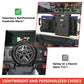 OMU Genesis Series Multi-Function Tailgate Expansion Panel For 2018+ Jeep Wrangler JL, Heavy-Duty Aluminum MOLLE Panel, No-Drill Installation, Off-Road Storage Organizer