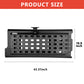OMU Genesis Series Multi-Function Tailgate Expansion Panel For 2018+ Jeep Wrangler JL, Heavy-Duty Aluminum MOLLE Panel, No-Drill Installation, Off-Road Storage Organizer