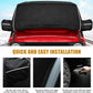 600D Cab Cover Windproof Sunshade Cover for 2021-2024 Ford Bronco 2 Door, 6-Layer Protection Frost Wiper & Mirror Covers Protect from Sunshine, UV, Snow, Rain(Not fit Bronco Sport)