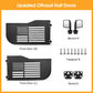 Front Tubular Half Doors with Side View Mirrors Compatible with 2007-2026 Jeep Wrangler JK JKU JL JLU GladiatorJT 2-Door, US Flag Steel Tube Doors for Off-Road Summer Trail