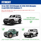 Front Tubular Half Doors with Side View Mirrors Compatible with 2007-2026 Jeep Wrangler JK JKU JL JLU GladiatorJT 2-Doors,Tube Door Off Road Trail Adventure
