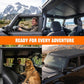 MAIKER Waterproof Sun Shade Top for Ford Bronco 2021-2026 4-Door Hardtop, Mesh-Reinforced PVC Tarpaulin Roof Cover,Tool-Free Install,Heavy-Duty Cab Bimini Top for Rain,Sun & Wind