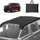MAIKER Waterproof Sun Shade Top for Ford Bronco 2021-2026 4-Door Hardtop, Mesh-Reinforced PVC Tarpaulin Roof Cover,Tool-Free Install,Heavy-Duty Cab Bimini Top for Rain,Sun & Wind