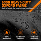 Bike Cover for Transport on Rack for 3 Bikes, Heavy Duty 600D Oxford Bike Rack Cover with Paint-Safe Cotton Lining, Windproof Straps & Reflective Strips for Travel Transport