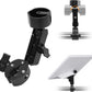 for 2024-2026 Starlink Mini Clamp Mount, Born for Starlink Mini Fits 0.7"-1.75" Tubes, Aluminum Pipe Clamp Arm, Dual Adjustable Ball Head Clamp Mount for RV/Pole/Yacht/Camper/Guardrails
