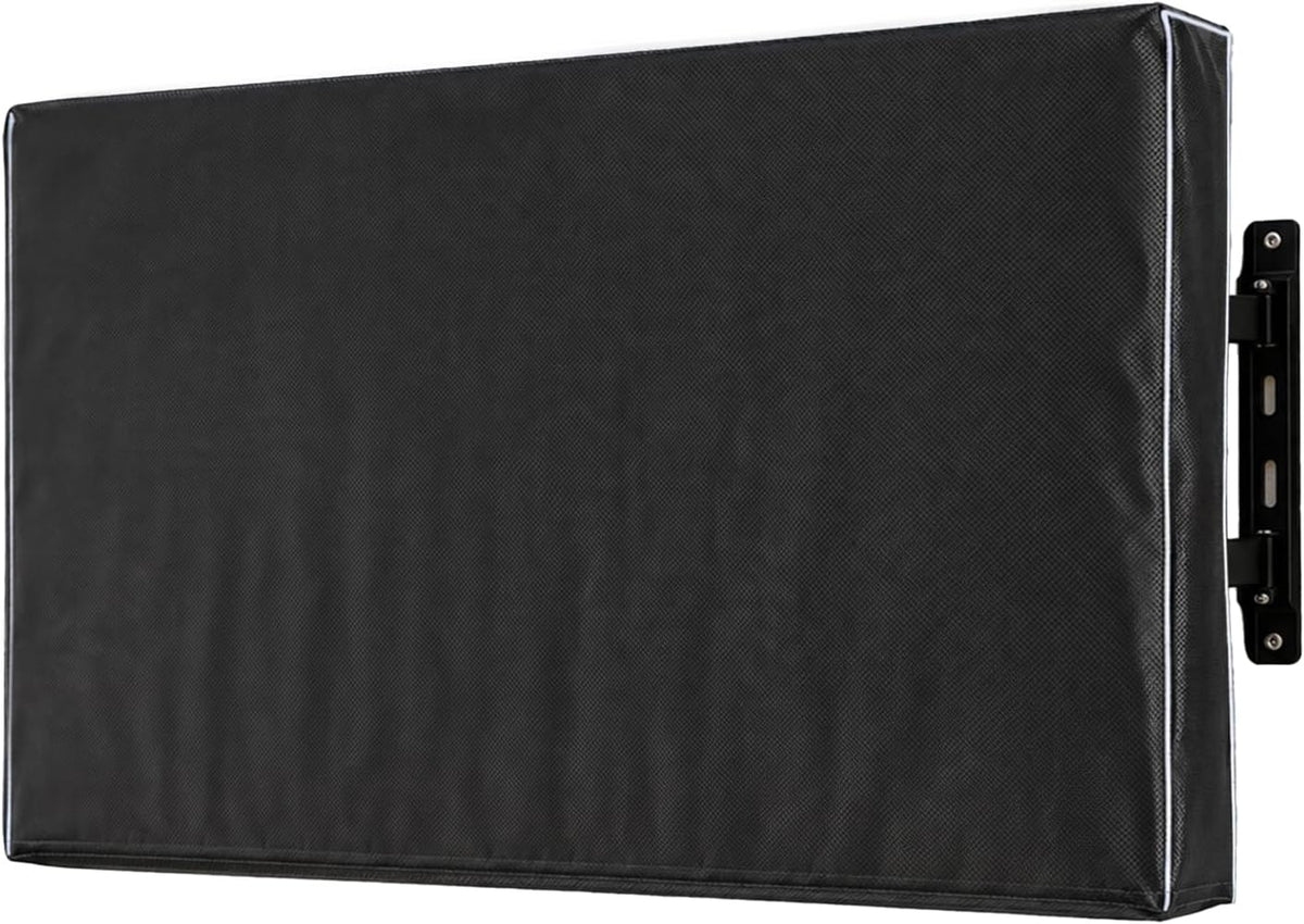 600D Outdoor TV Cover 55 to 65 Inch Weatherproof and Waterproof, Flat Screens Protector with High-Glow Reflective Trim
