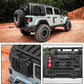 Rear Window Molle Storage Panel Flank Kit, Heavy Duty Protective Decoration Compatible with 2018-2024 Jeep wrangler JL 4-Door, Compatible with Passenger side