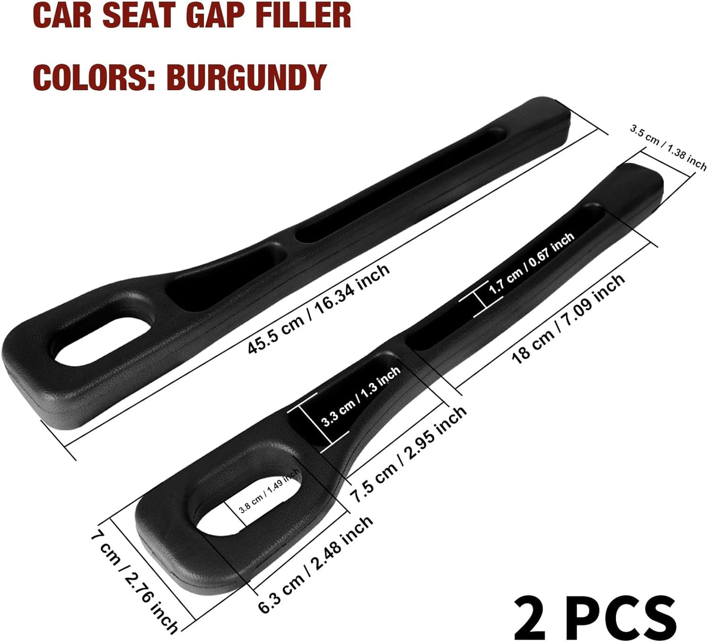 2 x Car Seat Gap Filler, Car Seat Gap Filler, Car Seat Gap Filler for Preventing Items from Falling Off for BMW 5 Series