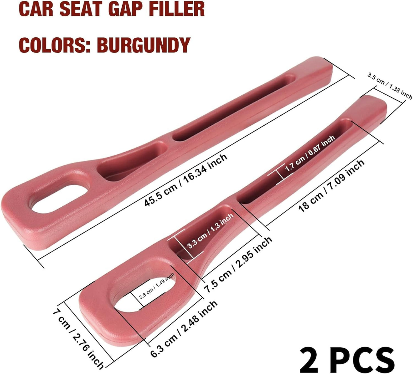 2 x Car Seat Gap Filler, Car Seat Gap Filler, Car Seat Gap Filler for Preventing Items from Falling Off for BMW 5 Series