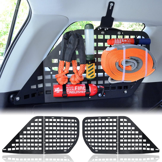 MAIKER Rear Window Molle Panel Modular Storage Panel System with 10 Fastening Tape for Toyota 4Runner 2010-2023