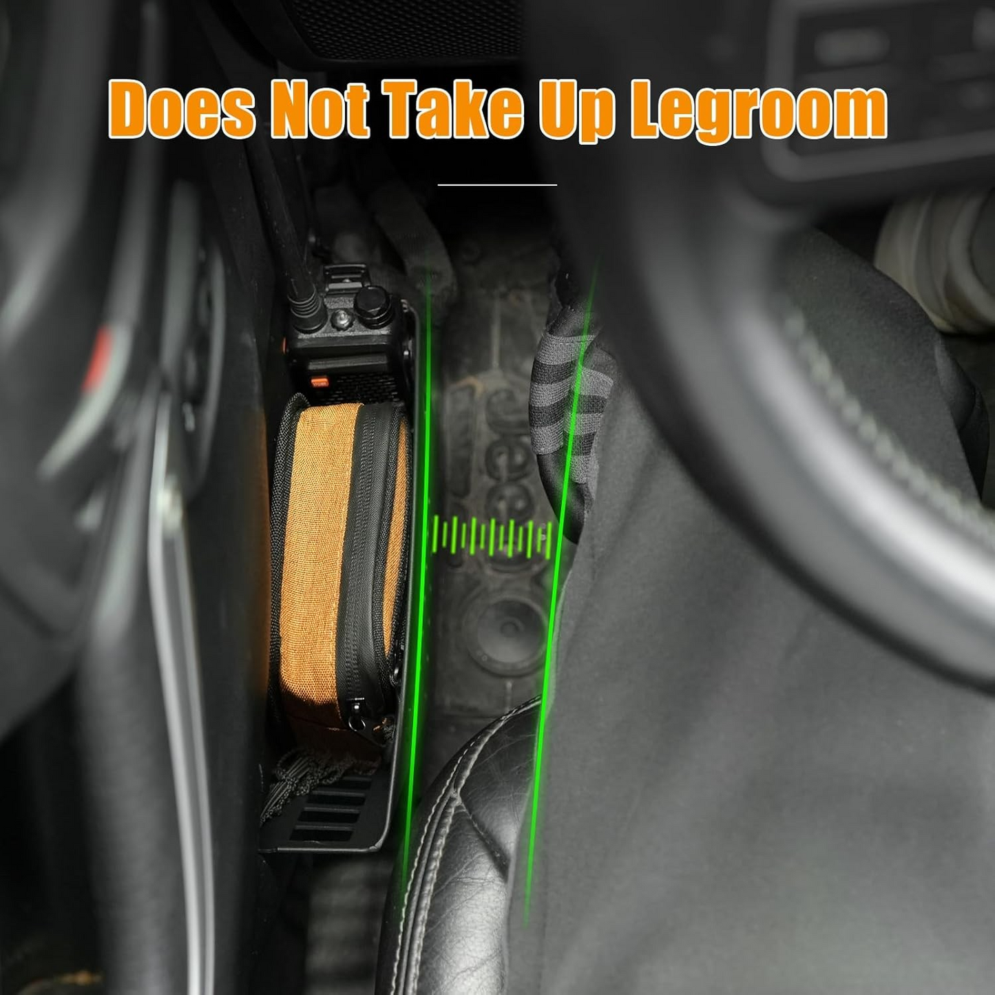 Metal Front Pocket Storage with Cup Holder Compatible with 2007-2018 Jeep Wrangler JK/JKU, Door Organizer Panel, Matte Black Finish, 2pc