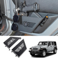 FUNY Metal Rear Door Storage Box, Door Side Insert Organizer Box Pockets for 2007-2018 Jeep Wrangler JK JKU 4 Door 2pcs