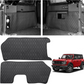 MAIKER Trunk Protector Mats Compatible with Ford Bronco 2021 2022 2023 2024 4-Door Cargo Sidewall Protector Trunk Sidewall Protector Mats Black PU Leather Interior Accessories