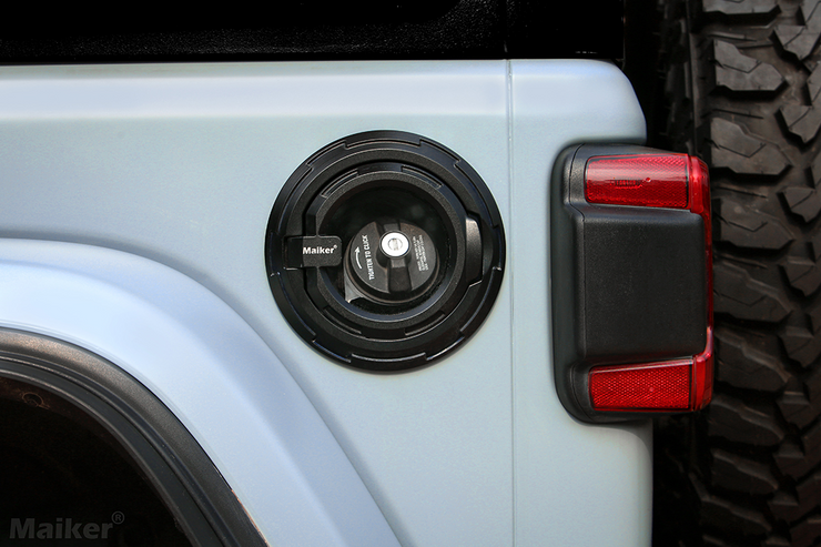 Transparent Gas Tank Cap Cover (18-23 Jeep Wrangler JL 2 Door 4 Door Rubicon Sahara / 07-18 JK)