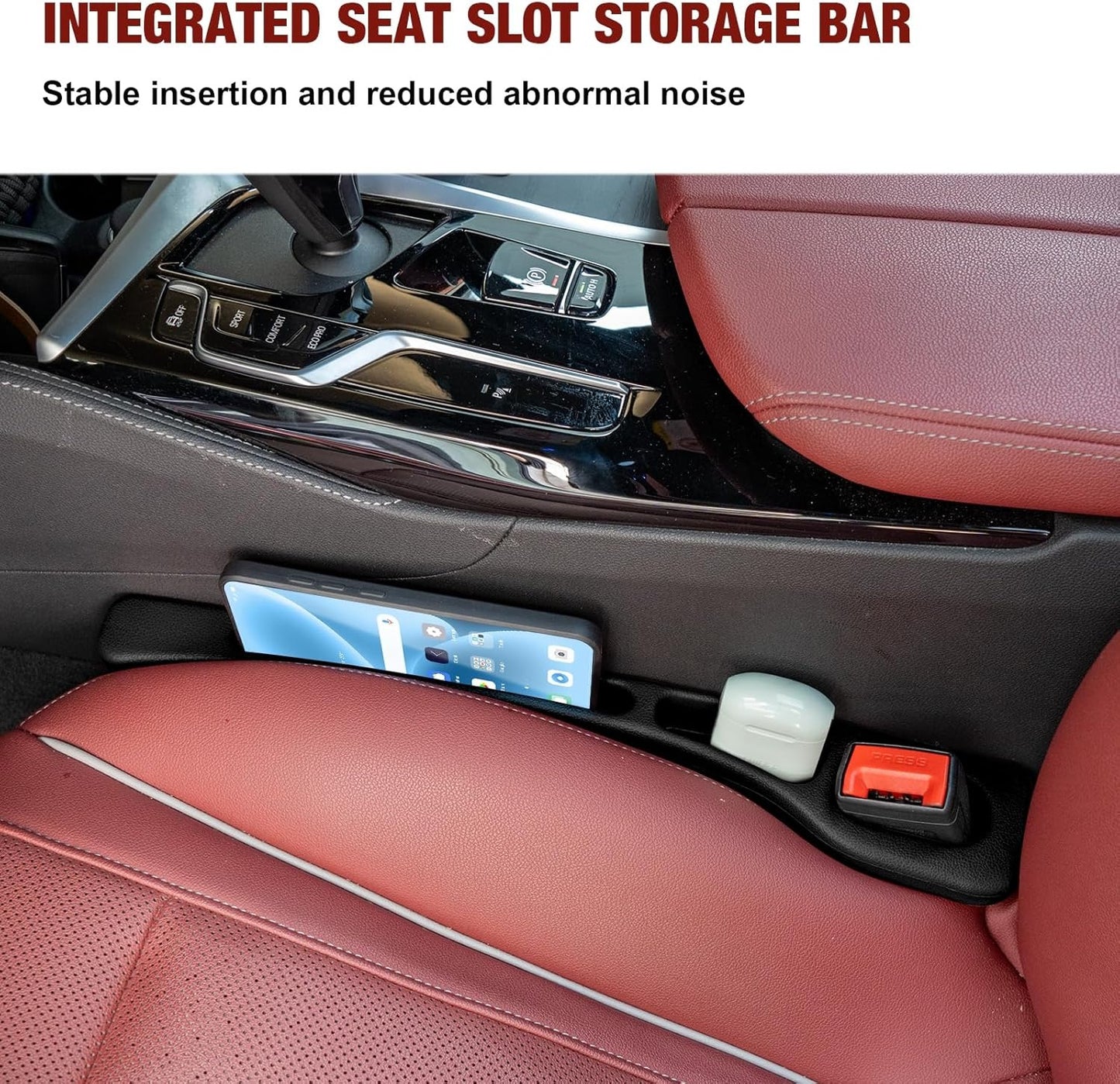 2 x Car Seat Gap Filler, Car Seat Gap Filler, Car Seat Gap Filler for Preventing Items from Falling Off for BMW 5 Series