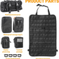 MAIKER Seat Tactical Bag with 2-piece Waterproof Bag Style 3-piece Universal Tactical Car Seat Back Organizer Vehicle Storage Bag with Multi-Pocket