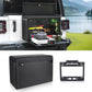 Wrangler Tailgate Table Storage Lock Box Compatible with Jeep Wrangler 2007-2017 JK & 2018-2024 JL 4 Doors, Multifunctional Cargo Rack Shelf Storage Bin Camping Desk
