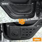 FUNY Rear door storage box Compatible with 2018-2025 Jeep Wrangler JL JLU & Gladiator JT, Door Side Insert Organizer Box Metal Door Net Pocket ReplacementDoor Organizer Panel, 2PCs