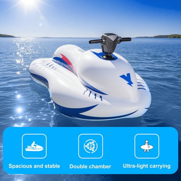 Lightweight Inflatable Electric Jet Ski for Lakes & Beaches Outdoor Sw ...