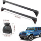 MAIKER Barras cruzadas para techo, portaequipajes para kayak, compatibles con Jeep Wrangler JK JL Gladiator JT 2007-2023, 4 puertas 