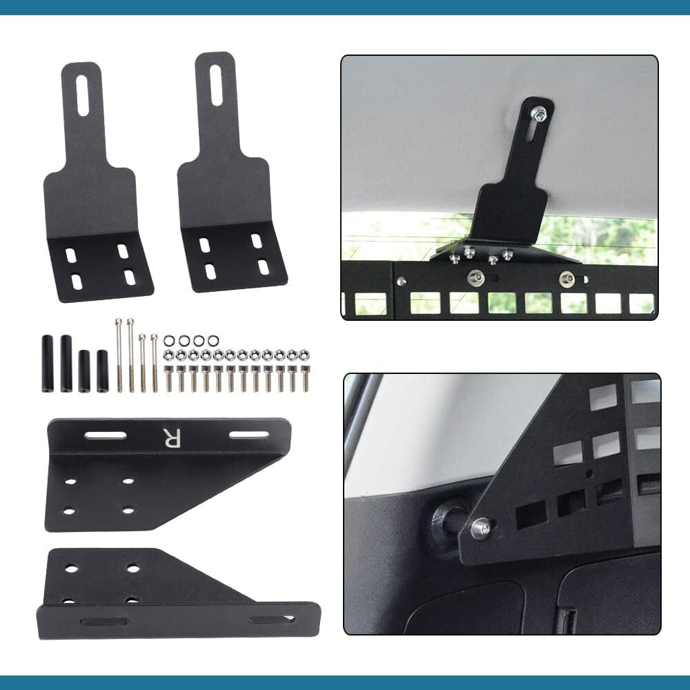 MAIKER Rear Window Molle Panel Modular Storage Panel System with 10 Fastening Tape for Toyota 4Runner 2010-2023